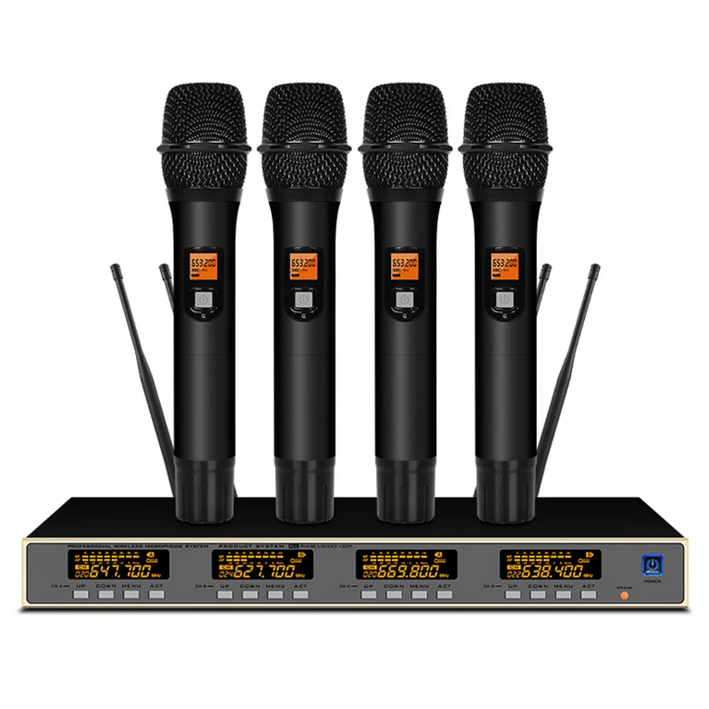 Профессиональная УВЧ Беспроводная микрофонная система ручной микрофон