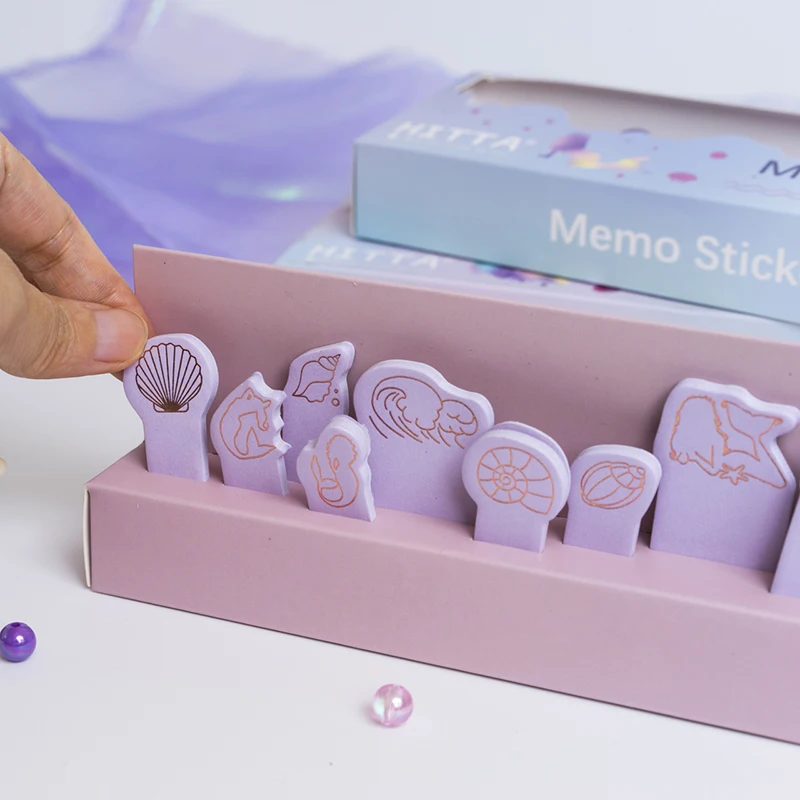 Милые золотые блокноты Русалочки для заметок стикеры планировщика канцелярские