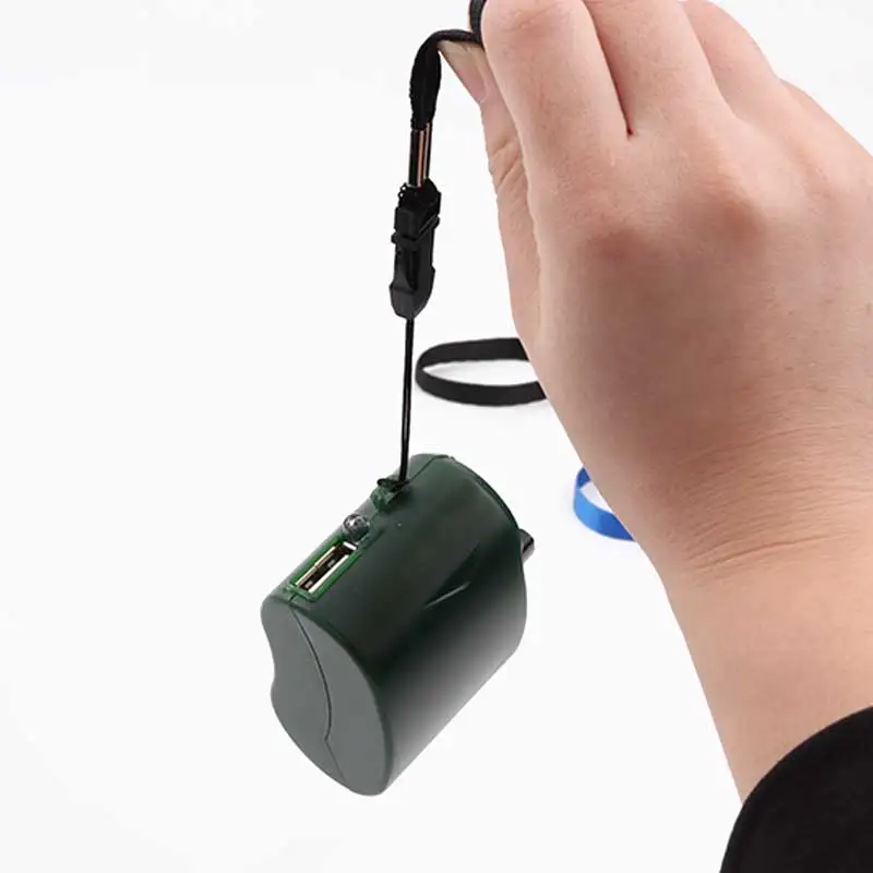 Экспресс 100 шт/партия три цвета EDC телефон аварийное зарядное устройство USB Ручное Зарядное устройство оборудование для кемпинга инструменты для выживания