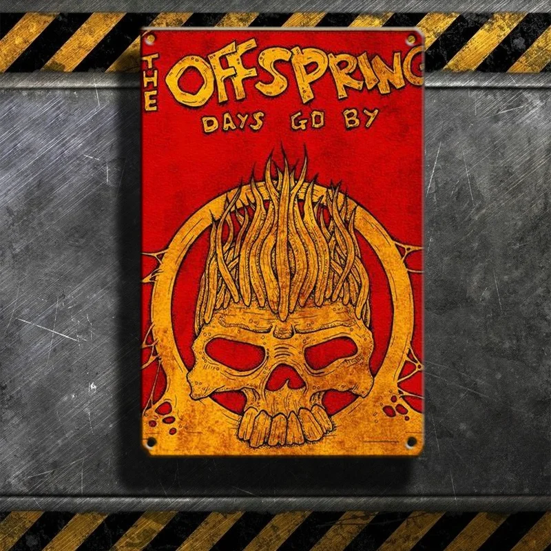 

Off Spring Metal Sign Tin Art Painting Wall Decor
