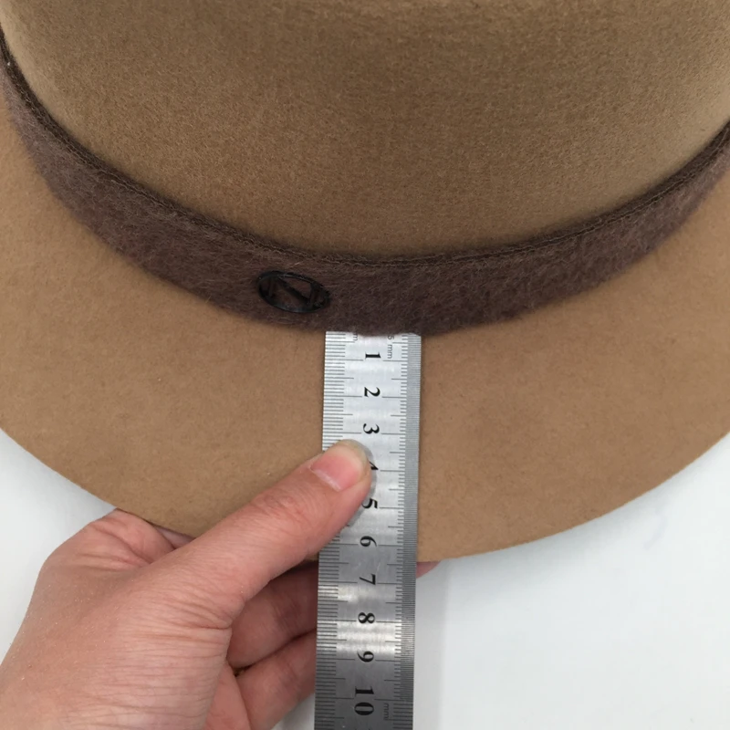 Sir About new camel wool peach heart cap panama hats in Europe and the agitation restoring ancient ways hat cap gentleman Fedora