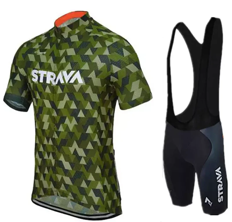 2019 nuevo! STRAVA Ciclismo Jersey corto ropa de ciclismo maillot комплект одежды для велосипеда гелевая