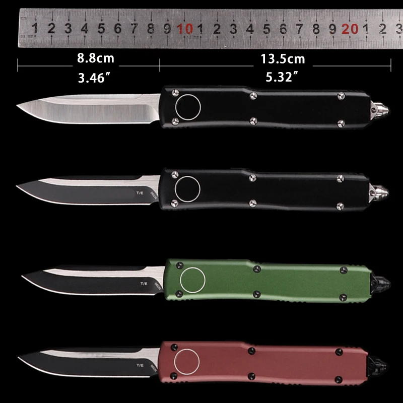 

MT UTX OTF KNIFE SCHELIN KITCHEN KNIVES SET D2 blade tanto pocket knife hunting folding knifes EDC tools Christmas gift man diy