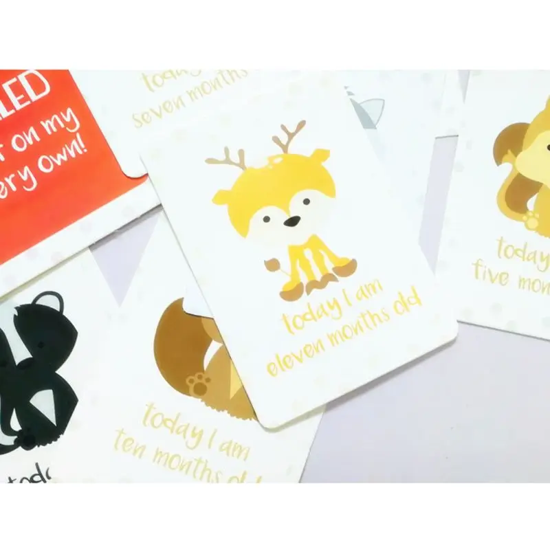 24 шт./компл. для памяти младенцев беременных женщин ежемесячные карты фотографий