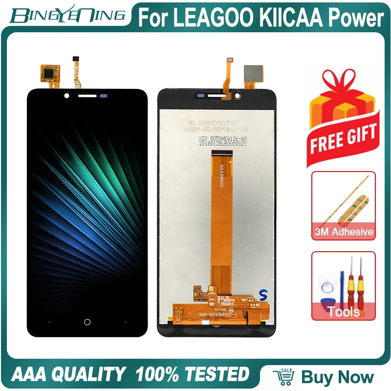 Оригинальный сенсорный экран для LEAGOO KIICAA POWER ЖК-экран с дигитайзером и рамкой