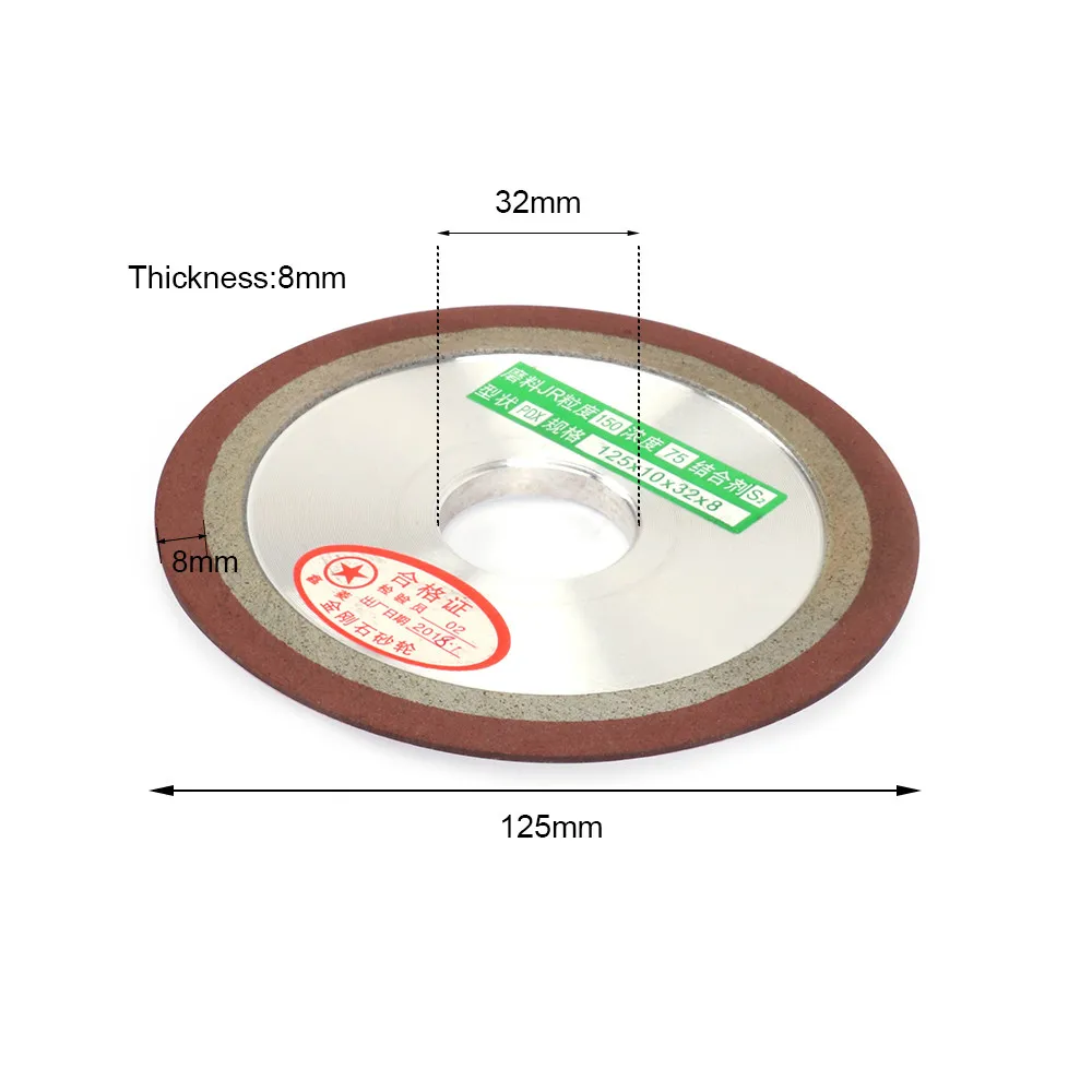 Алмазный шлифовальный круг 125 мм 2 шт. диск для шлифования из смолы резак 150/240/320/400