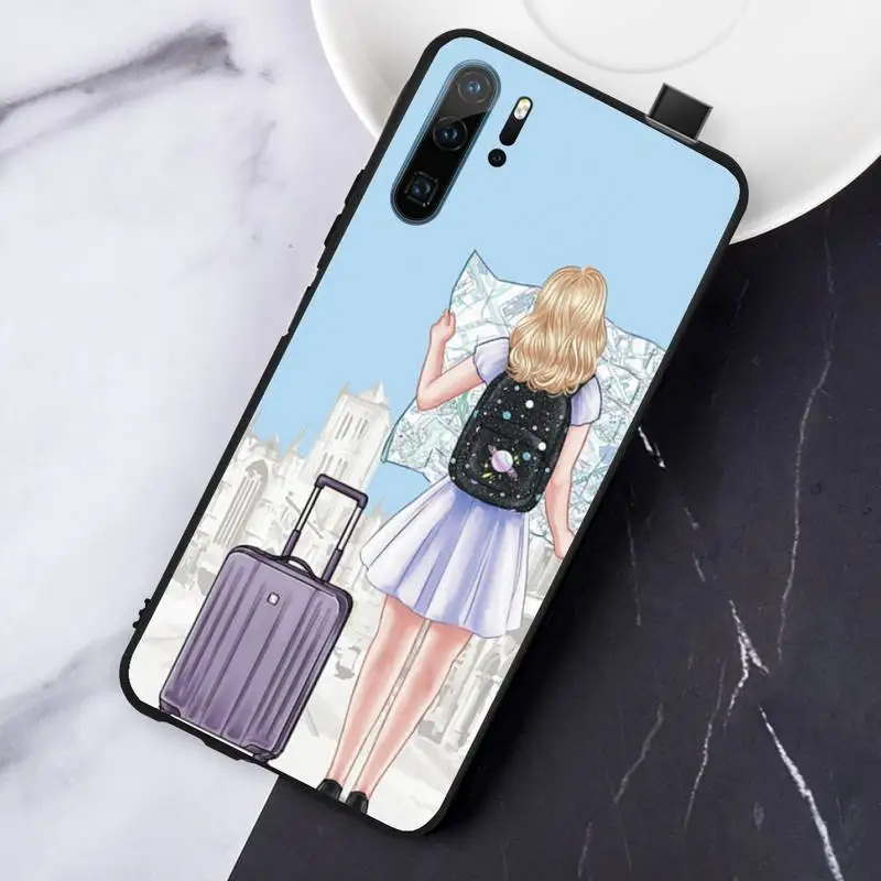 

Girl best friend sister Phone Case For Huawei honor Mate P 10 20 30 40 i 9 8 pro x Lite smart 2019 nova 5t