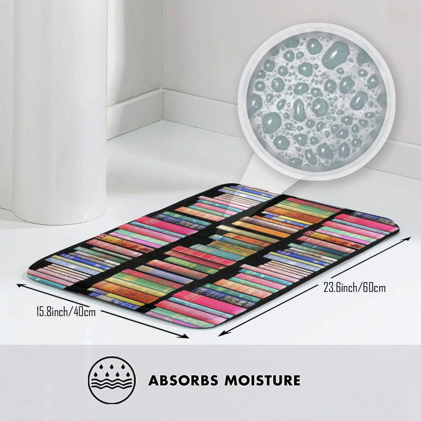 Книжные черви для радости/Античная книжная библиотека библиофила коврик ковер