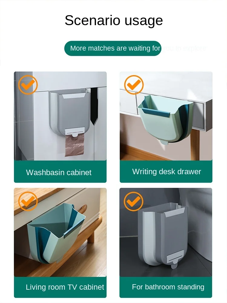 

CX Kitchen Household Supplies Wall-Mounted Multi-Functional Countertop Organizer Storage Rack