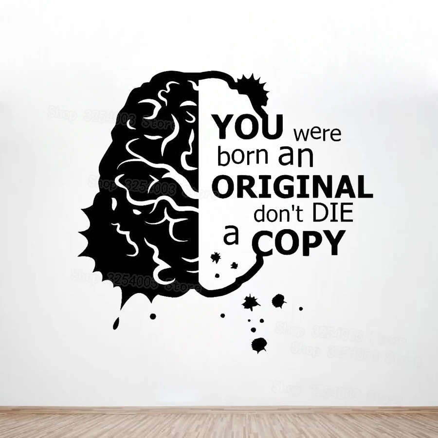 

Science Quote School Classroom Vinyl Sticker Motivational Gift Decor Art Mural Decals Removable Brain Wall Stickers Bedroom S448