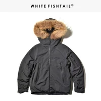 long down jacket male winter parkas men white duck down jacket real fur collar thick warm waterproof padded snow coat oversize