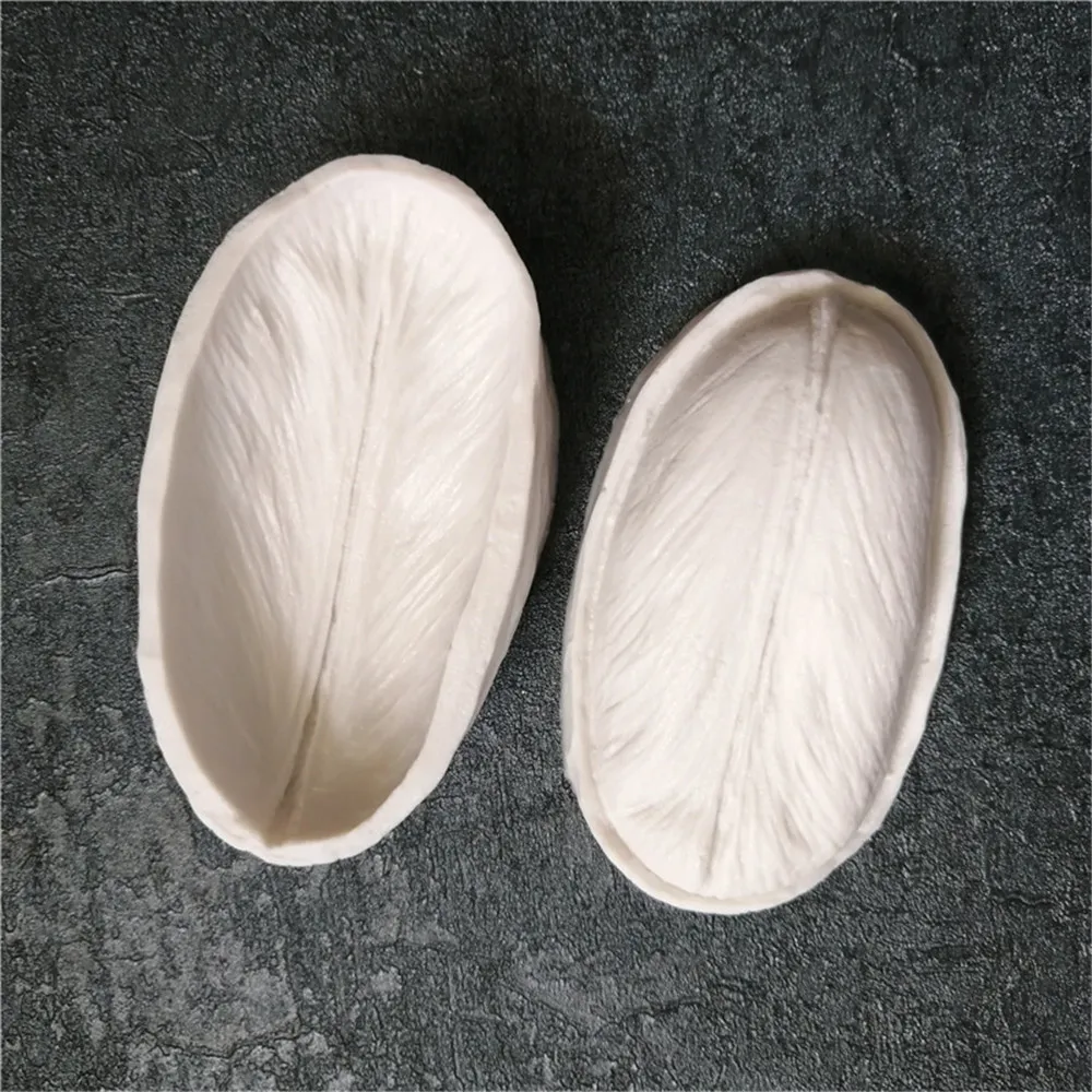 Рождественские формочки из смолы силиконовая форма для тюльпана перьев помадки