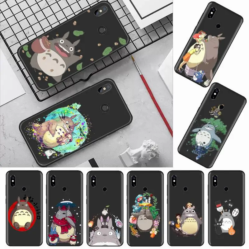 

Spirited Away Phone Case For Xiaomi Redmi mi note max 3 5 6 8 9 10 t S SE lite pro Soft Silicone mobile bags