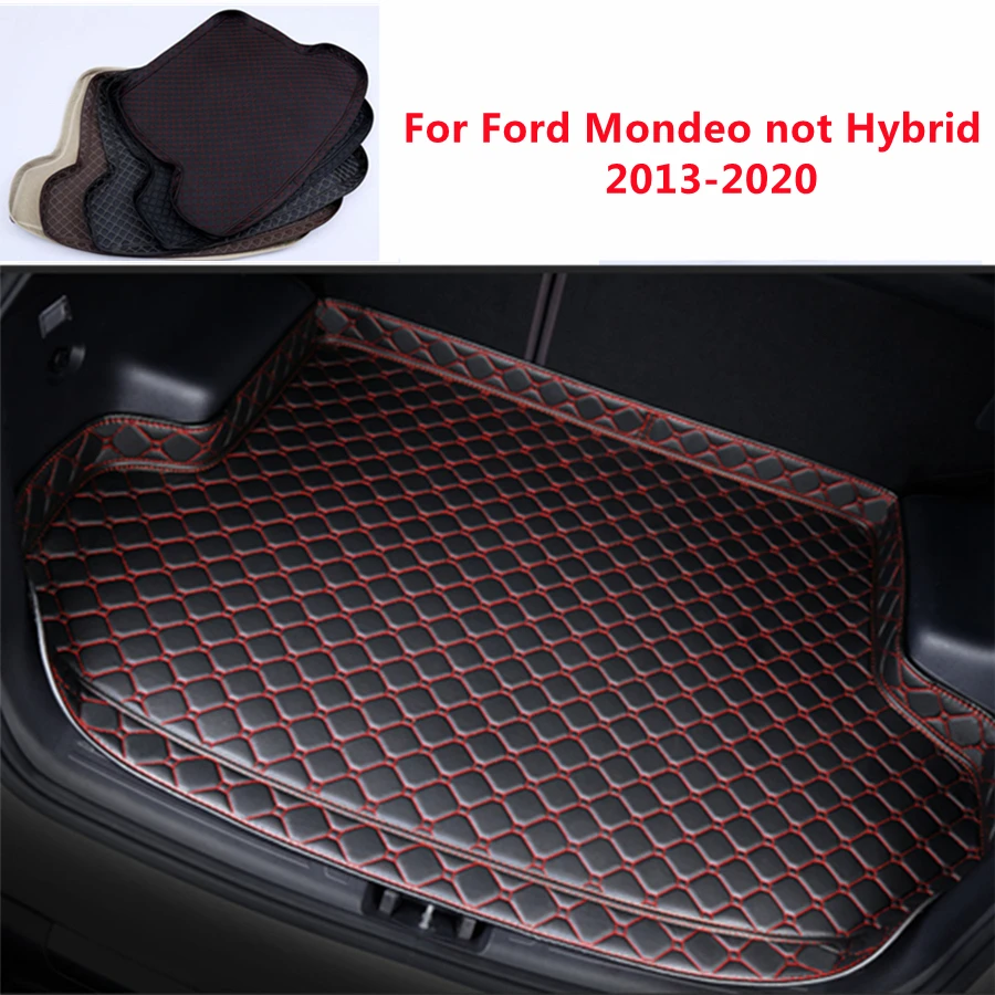 High Quality Special Car Trunk Mats For Ford Mondeo Fusion (2013-2020) 2014 2015 2016 2017 Waterproof Cargo Liner Boot Carpets