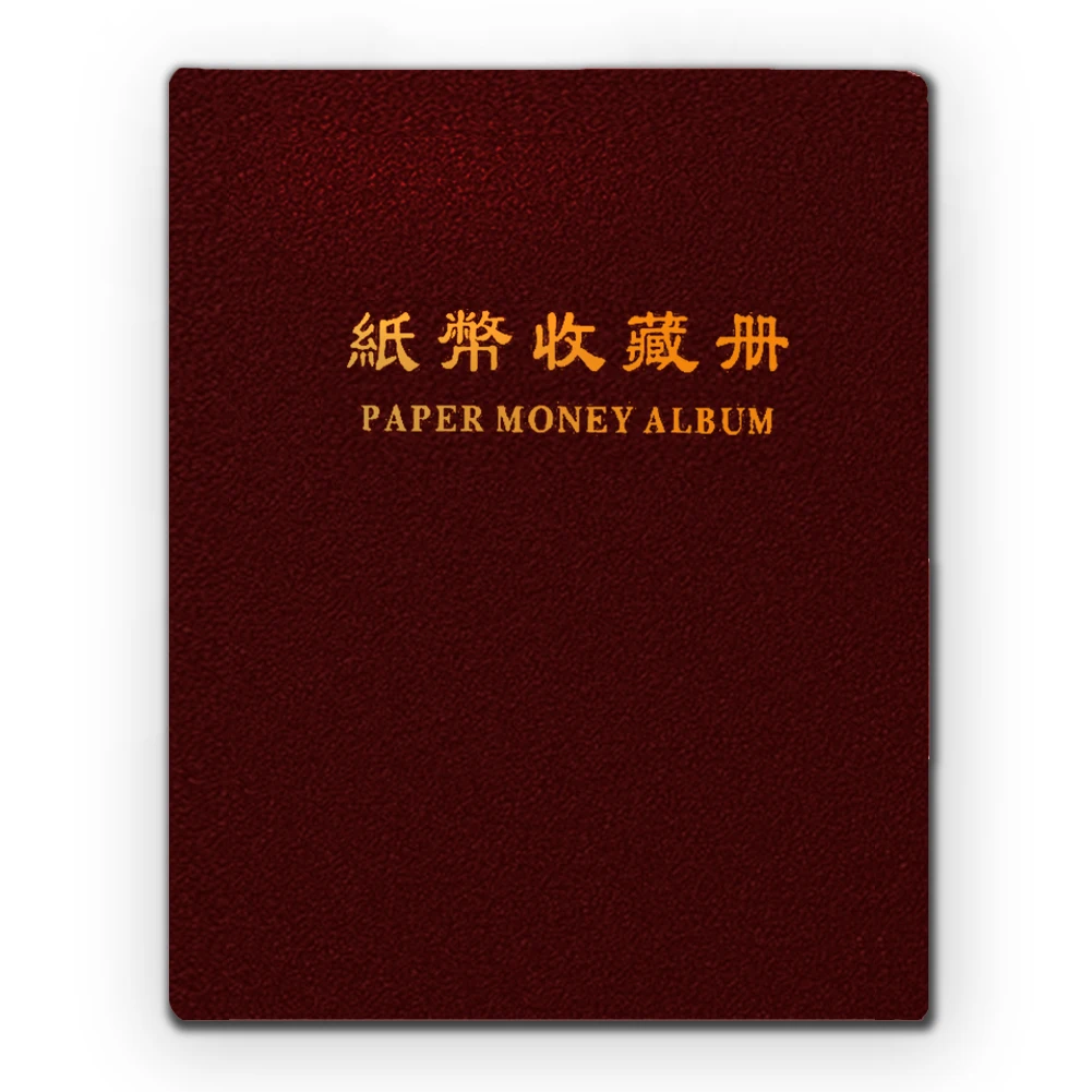 60 карманов домашняя страница кожаная записная книжка валютная бумага альбом для