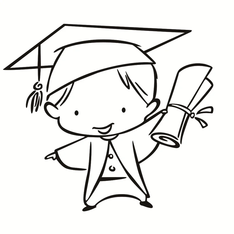 

graduation boy Clear Stamps for Scrapbooking Tampons Transparents Seal Background Stamp Card Making Diy Boy running