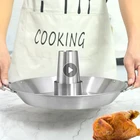 Сковорода для жареной курицы из нержавеющей стали, сковорода для барбекю, съемная круглая конусная сковорода для выпечки, посуда для пикника и барбекю, кухонные принадлежности