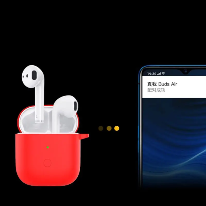 

Anti-scratch Protective Cover Shell Silicone Case Protector for Realme Buds Air Wireless Bluetooth Earphone Headset