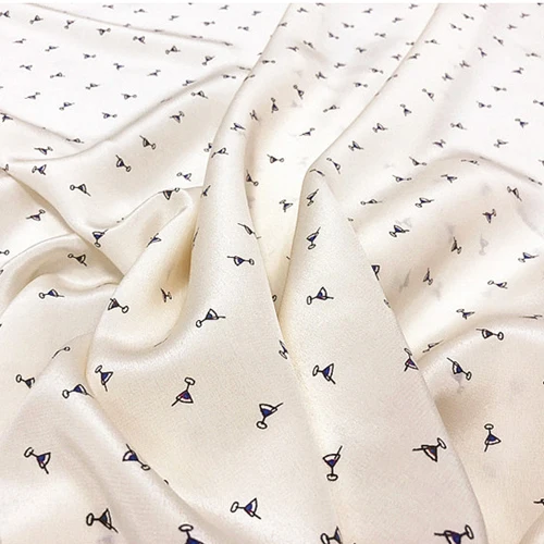 Мини Бутылочки для напитков из 100% чистого шелка с принтом ширина 140 см SCDC841|Ткань| |