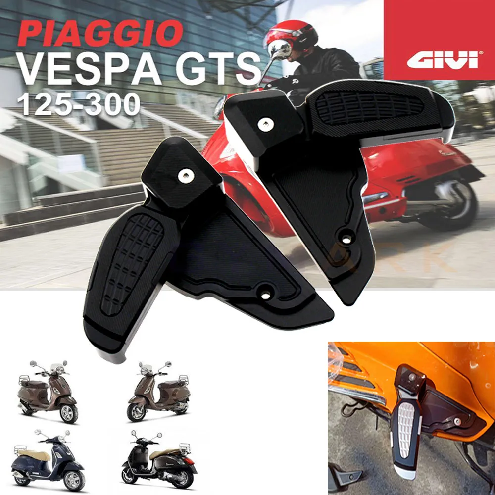 Для Vespa 125 150 аксессуары для скутеров задняя Подножка пассажиров Удлиняющая