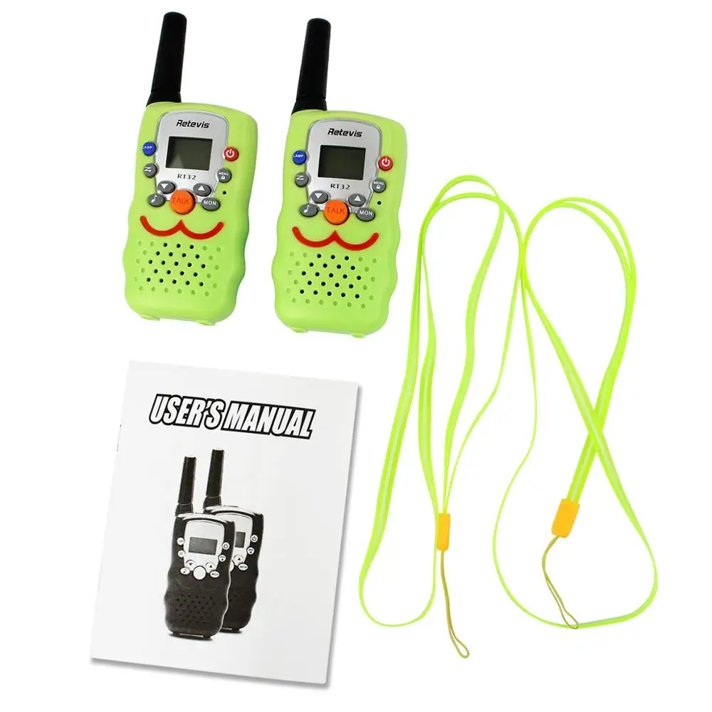 

Retevis RT32 Kids Radio 2pcs Walkie Talkie 0.5W UHF VOX Scan Monitor LED Flashlight Ham Radio For Kids Children A9113