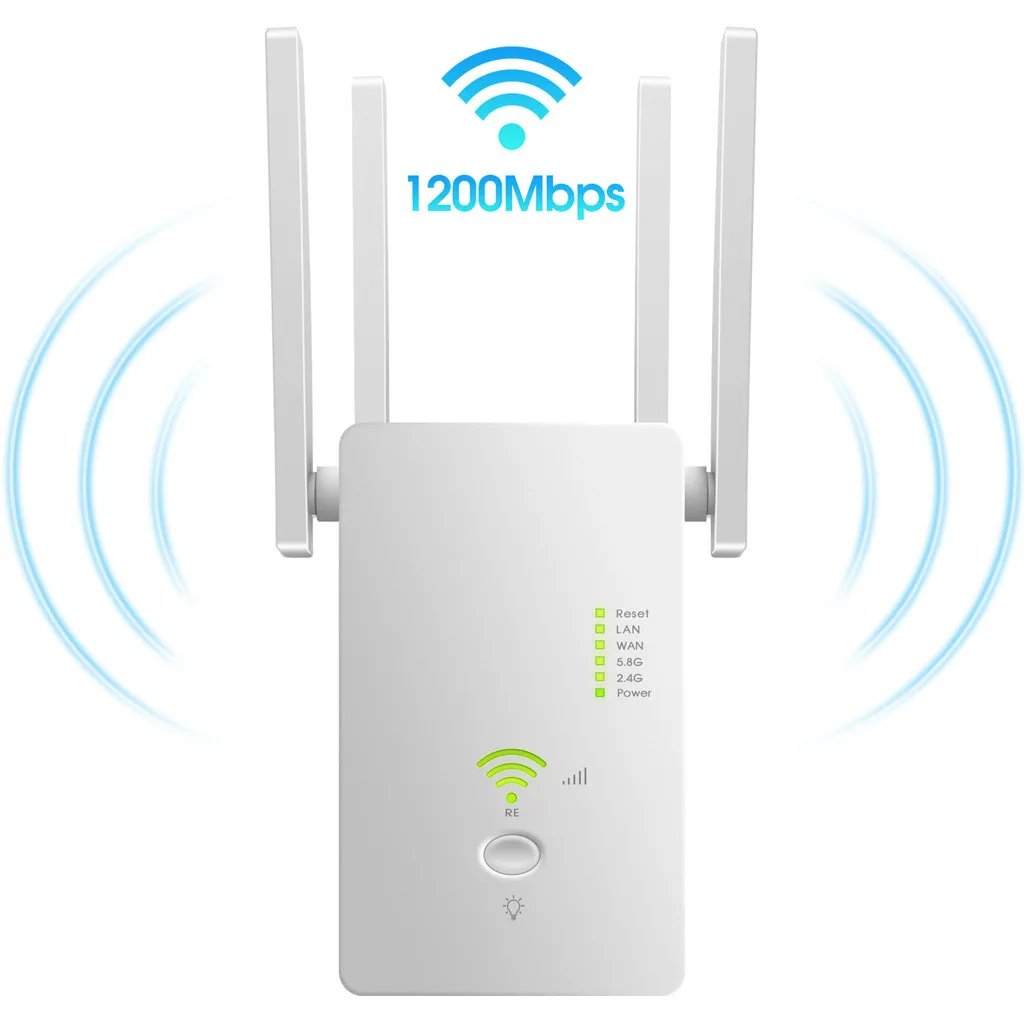 Маршрутизаторы AC1200 WiFi расширитель диапазона последние 5 ГГц и 2 4 двухдиапазонный