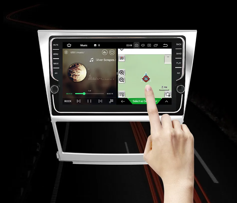 Eunavi ips TDA7851 Android 9 автомобильный Радио gps навигация для Toyota camry 2007 2008 2009 2010 2011 Мультимедиа стерео плеер без dvd