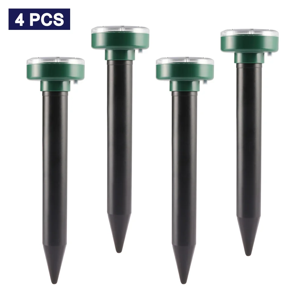 4 шт. Солнечный насекомых Комаров ультразвуковой репеллент от моли длительное