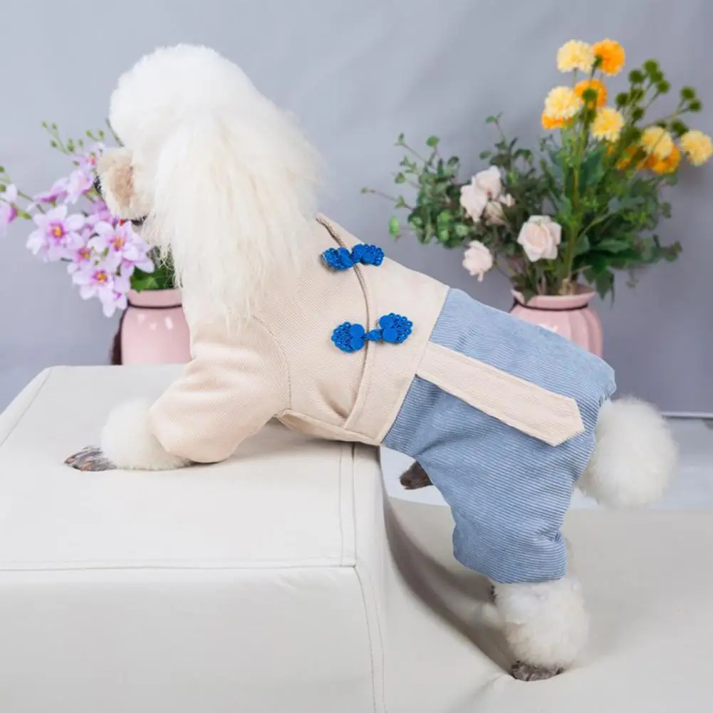 

Pet Jumpsuit Skin-friendly Cat Dog Winter Clothes Dog Clothes Lovely
