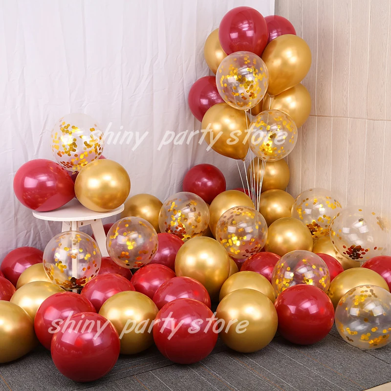 

20 шт., хромированные воздушные шары, 12 дюймов