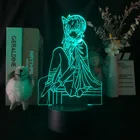 Акриловый ночник, светодиодный, рассекающий демонов, Kocho Kanae, фигурка аниме, 3D Настольная лампа с трещинами, для фанатов, для детей, друзей, подарок на день рождения, светильник