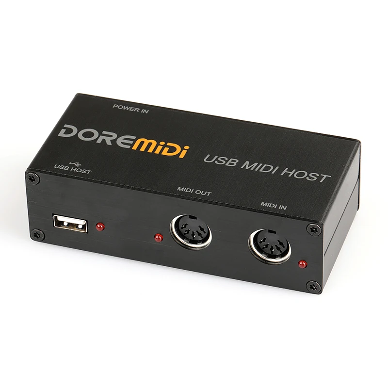

16-канальный миди-хост-бокс Midiplus с интерфейсом средней длины, пятиконтактный UMH-10 USB-интерфейс для MIDI-клавиатуры, клавиатуры, кабеля инструмен...