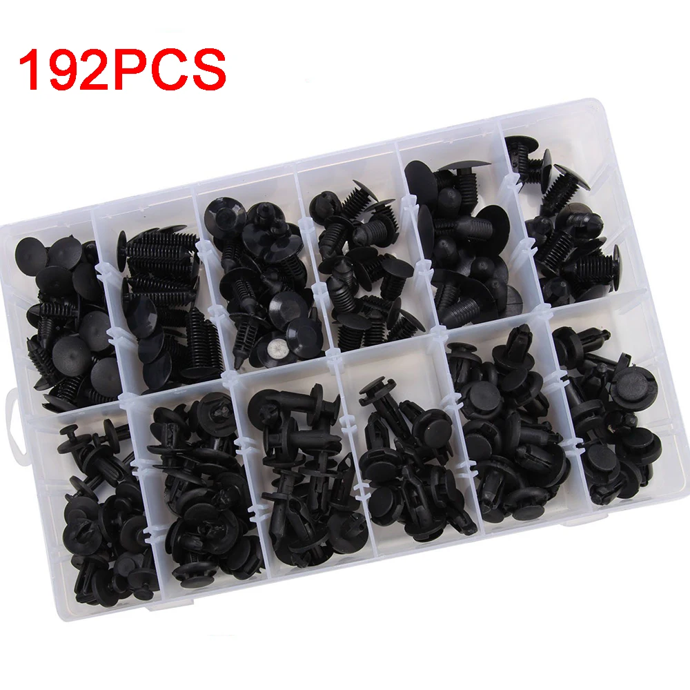 192 шт. 12 типов заклепок для стайлинга автомобиля зажимы крепления отделка