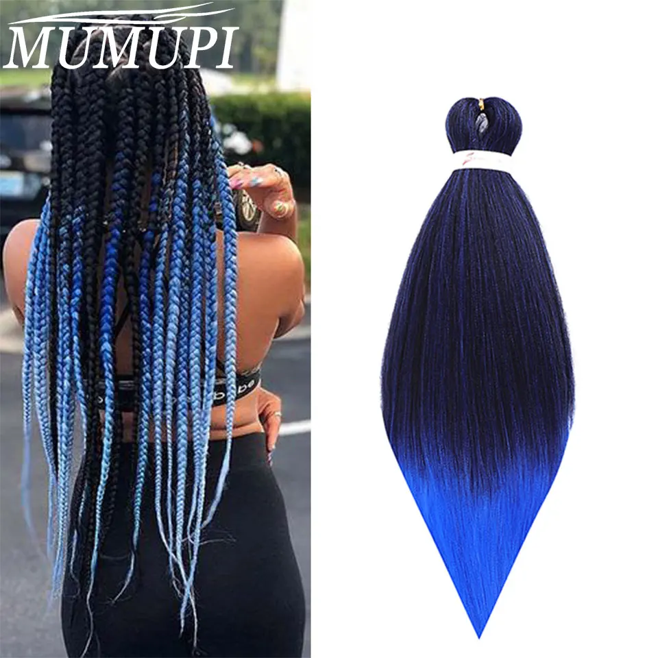 Синтетические длинные косички для волос Ombre наращивания Kanekalon радужные розовые