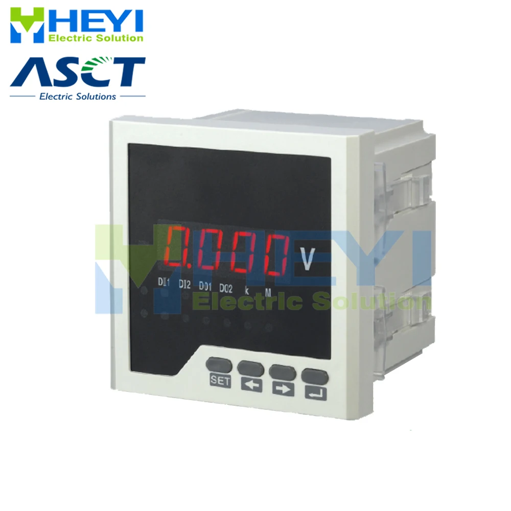 Различный размер LED однофазный вольтметр HY AV цифровой панельный метр КЛАСС 0 5 Ac/Dc