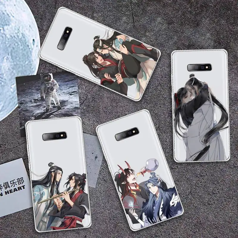 

Mo Dao Zu Shi comic cartoon Phone Case Transparent for Samsung A71 S9 10 20 HUAWEI p30 40 honor 10i 8x xiaomi note 8 Pro 10t 11