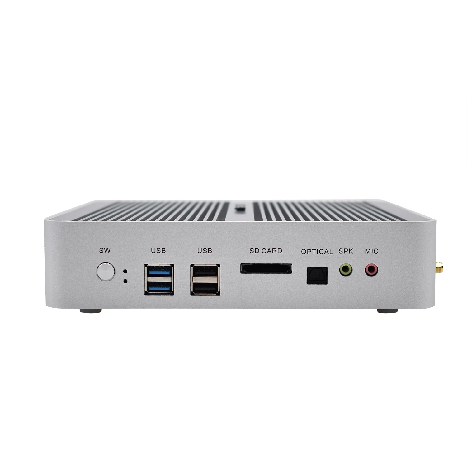 Barebone Настольный компьютер Intel Core i5 7260u ubuntu мини ПК 2 * lan dual HD Iris Plus graphics 640 M.2 2DDR4 32 Гб SD