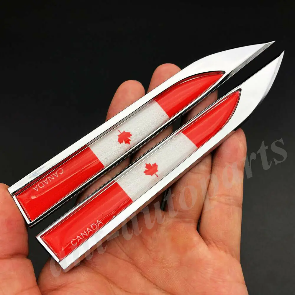 Металлический канадский флаг автомобильный брызговик автомобильная эмблема