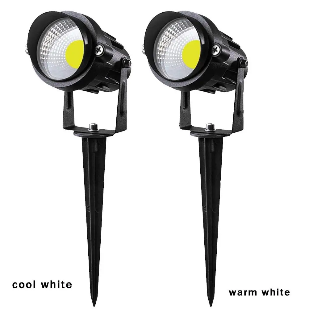 

COB Garden Lawn Lamp 7W Outdoor Waterproof LED Spotlight Path Landscape Spike Light Courtyard Wall Decor 12V