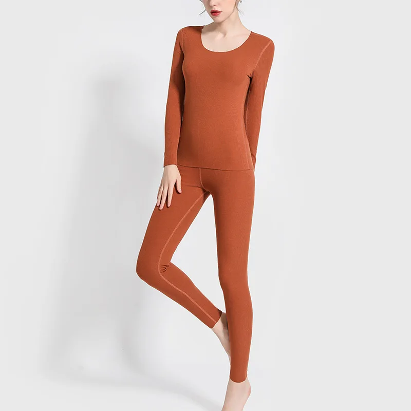 Новинка зимы Сэм свободного кроя бесшовные нагрева комплекты термобелья для