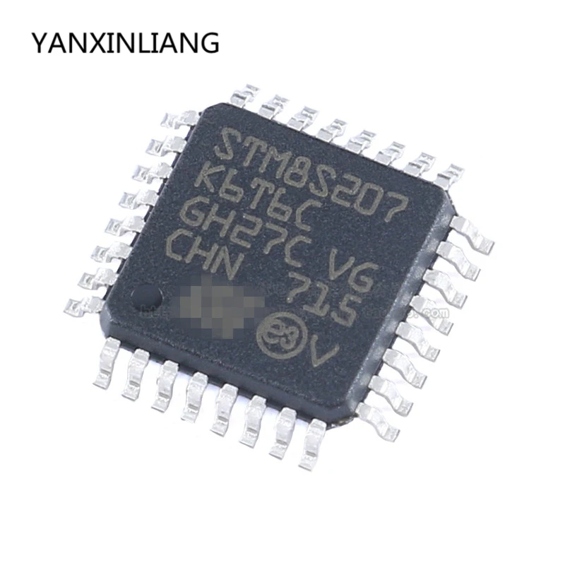 1 шт. 100% Новый оригинальный STM8S207K6T6C LQFP-32 24MHz/32KB | Электронные компоненты и