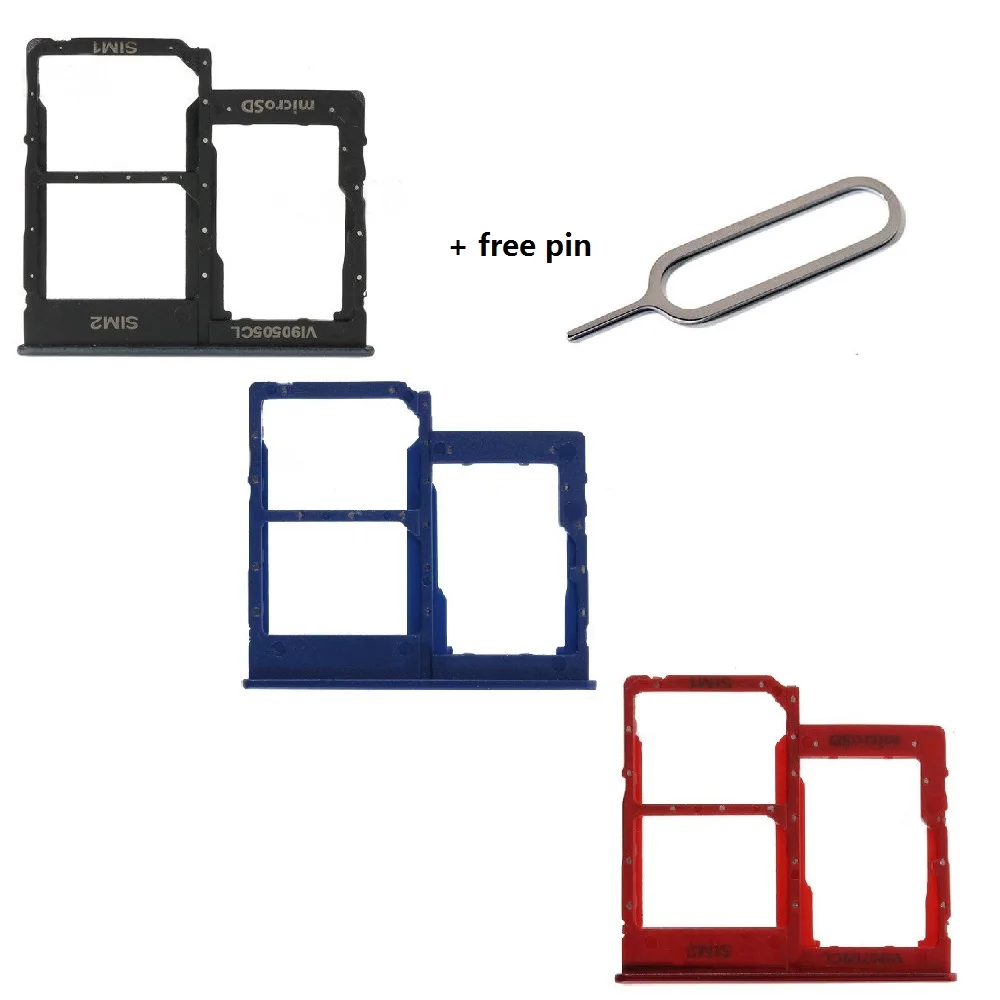 Запасной держатель лотка для SIM-карты Samsung Galaxy A40 SM-A405F коричневый черный синий -