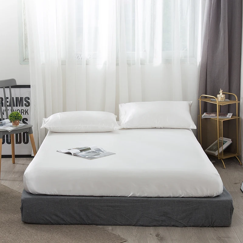 Новая натяжная простыня с эластичной резинкой протектор для матраса покрывало
