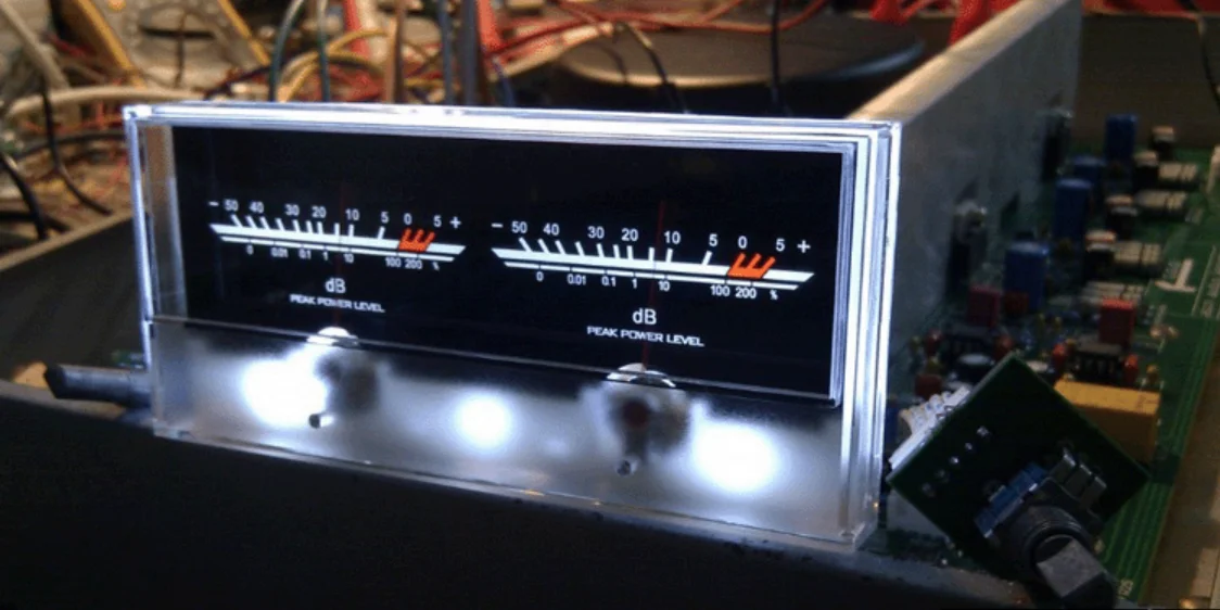 Измеритель мощности VU Meter с бесплатной платой усилитель Vu измеритель уровня дБ