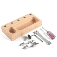 montessori baby screw bolts sets screwdriver sensory toys wooden educational toy for toddlers skill learning toy g1844h
