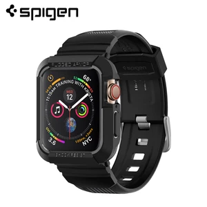 Защитный чехол Spigen для Apple Watch 76SE54, мягкий, ТПУ, матовый, черный