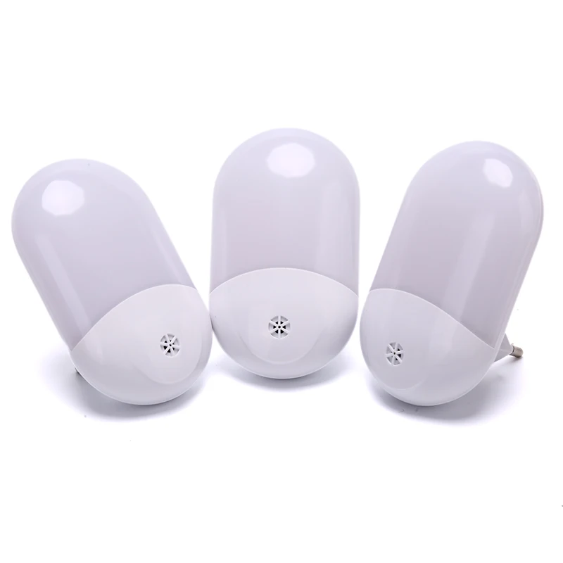 

LED Sensor Automatic Energy-saving Night Light EU Plug Wireless PIR Human Infrared Activated Wall Emergency Lamp