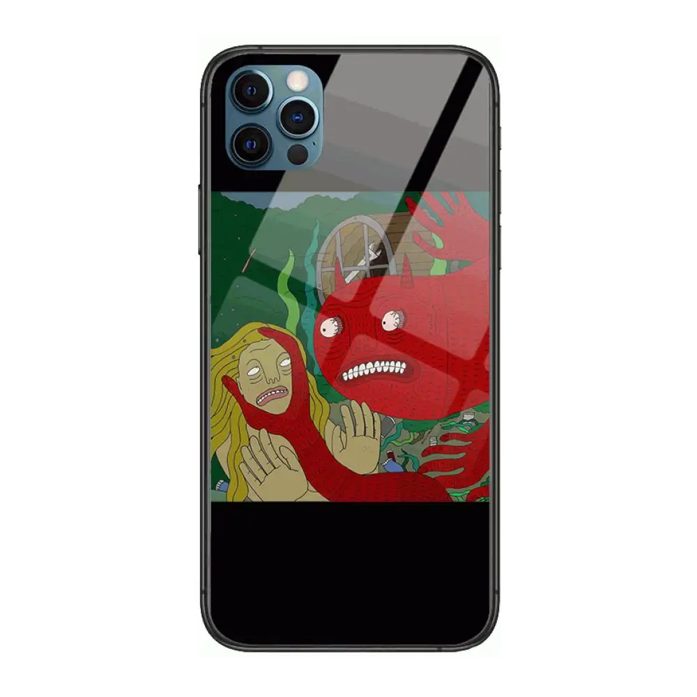 

Devil and woman style Style Phone Case cover For iphone 12 pro max 11 8 7 6 s XR PLUS X XS SE 2020 mini black cell shell