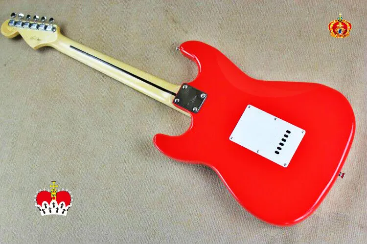 Высококачественная искусственная красная однотонная задняя подставка из