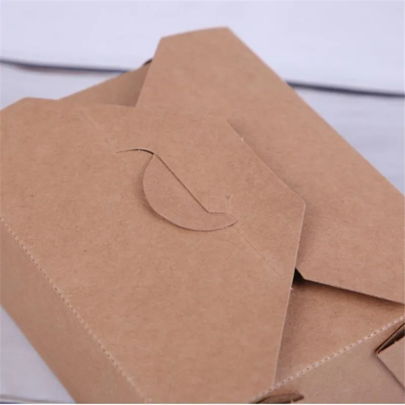 50 шт./лот толстый квадратный одноразовый Ланч-бокс пищевая упаковка пустая